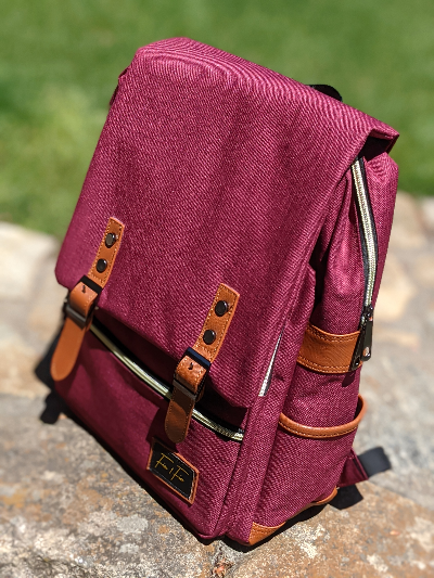 Travel Backpack (Cranberry) – Five 1 Five display picture 2