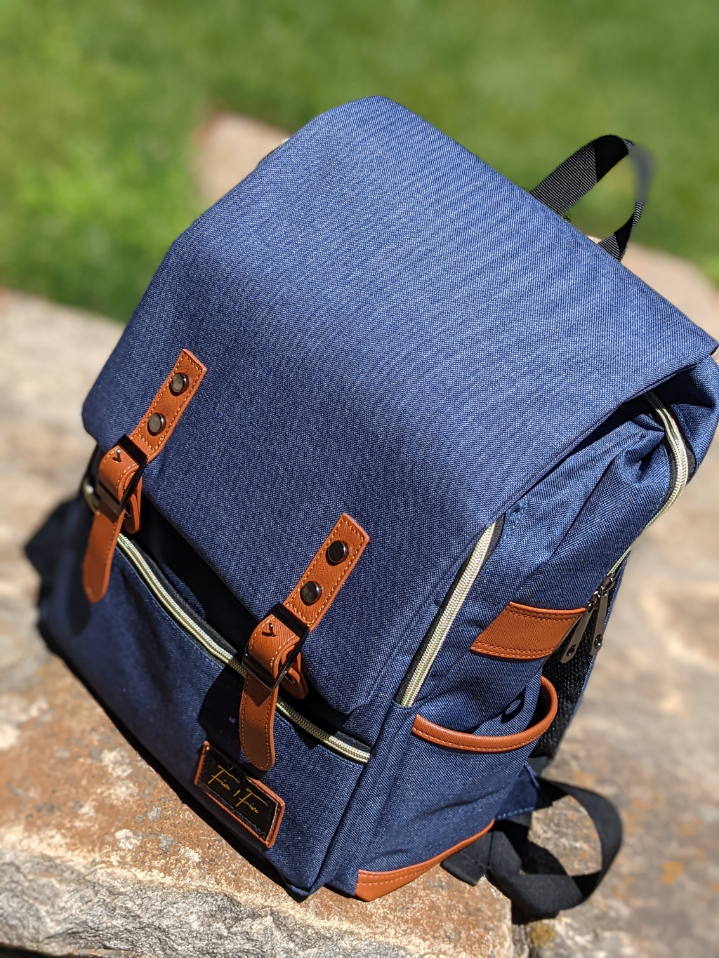 Travel Backpack (Denim Blue)